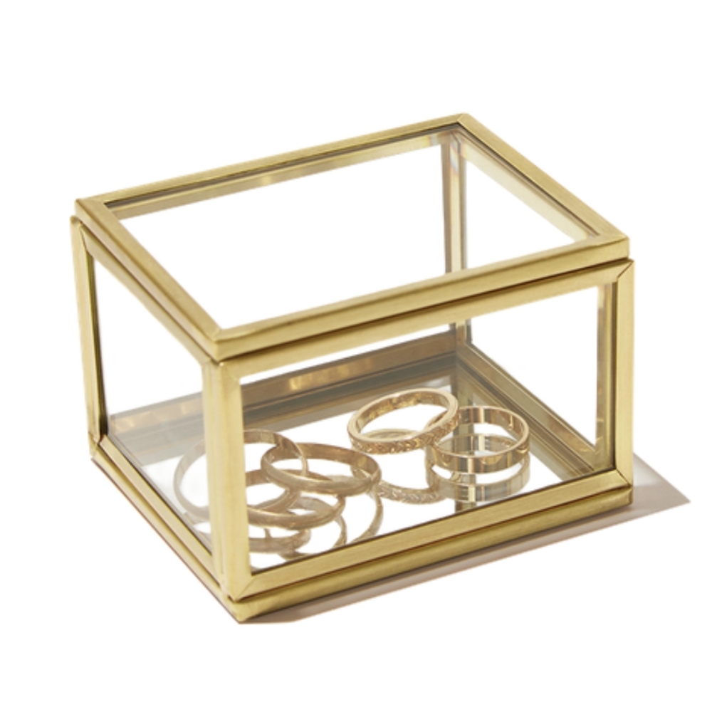 ETTIKA | Gold Mini Ring Box
